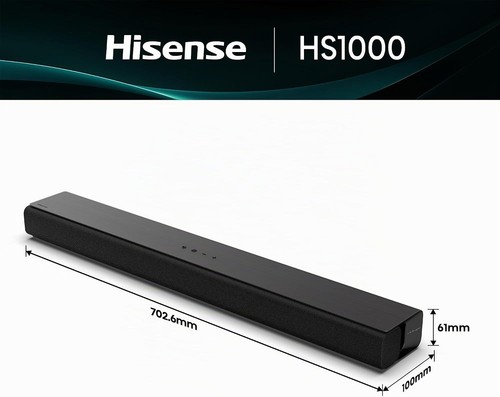 Soundbar hisense hs1000 - soundbar, 120