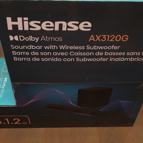 Hisense ax3120g soundbar - hisense, 3.1.2